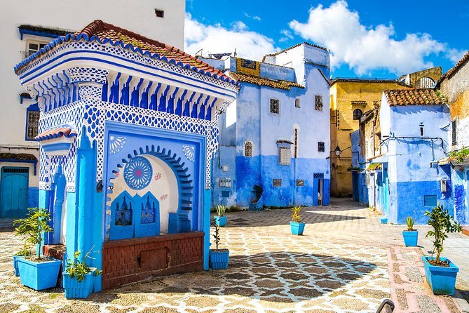 Chefchaouen medina blue walls