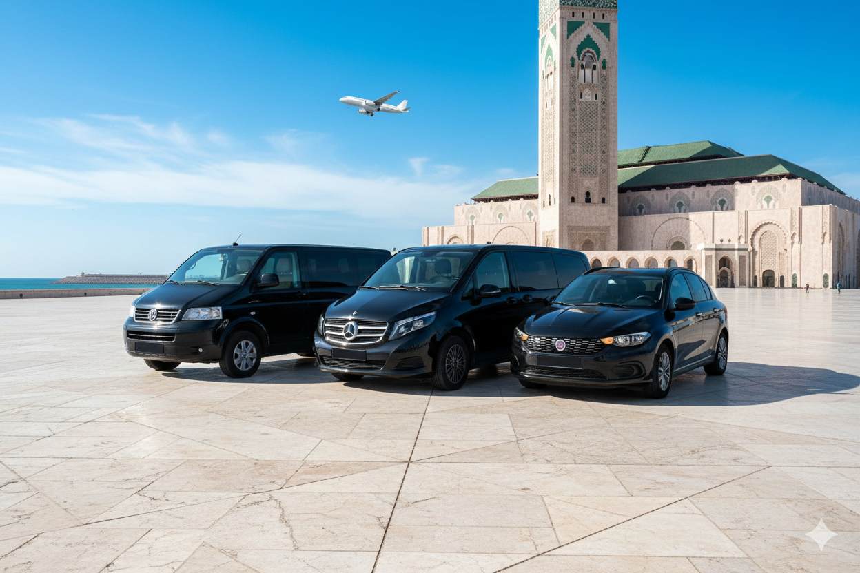 Casablanca to Rabat taxi transfer service
