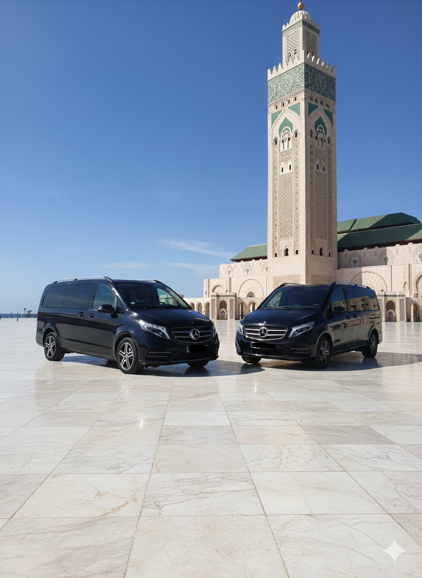 Tangier to Casablanca taxi transfer service