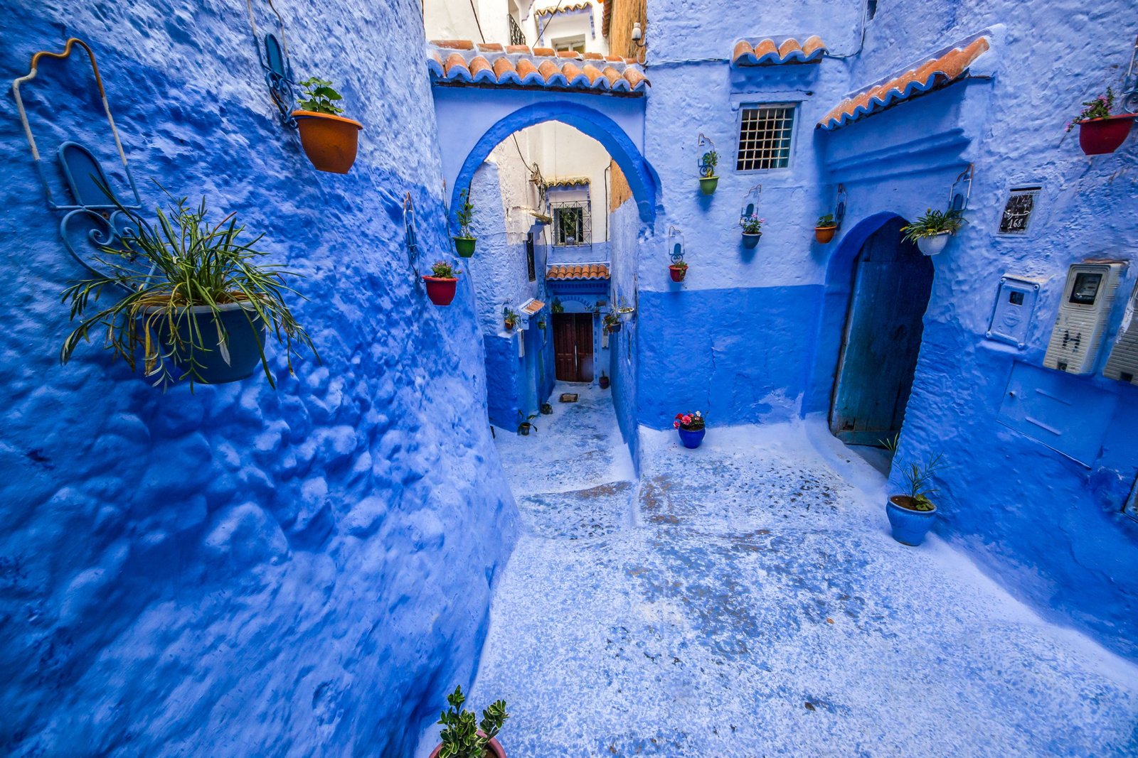 Blue City panoramic view