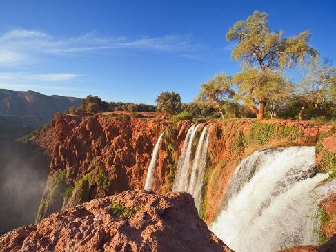 Ouzoud falls rainbow