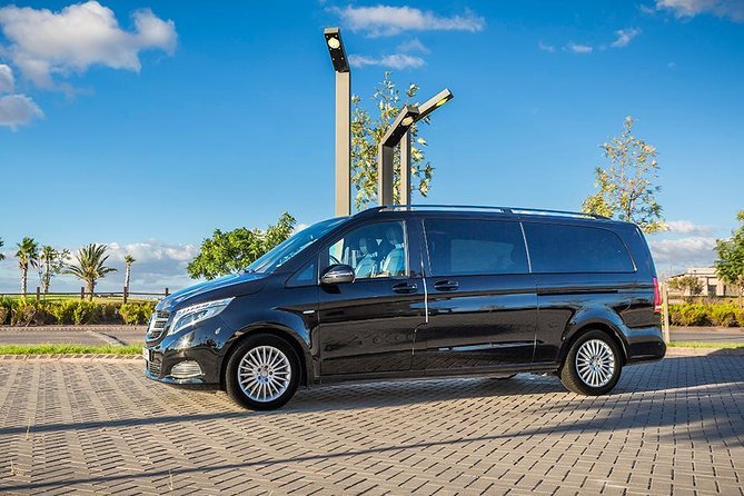 Tangier to Casablanca private transfer vehicle