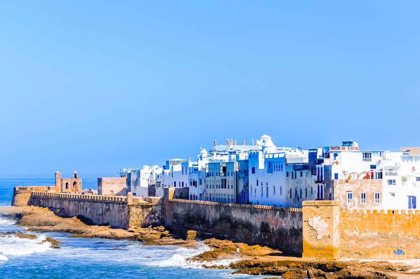 Essaouira medina and harbor view
